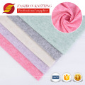 Fancy polyester plain weave prime knit linen jersey fabric in stock